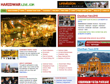 Tablet Screenshot of haridwarlive.com
